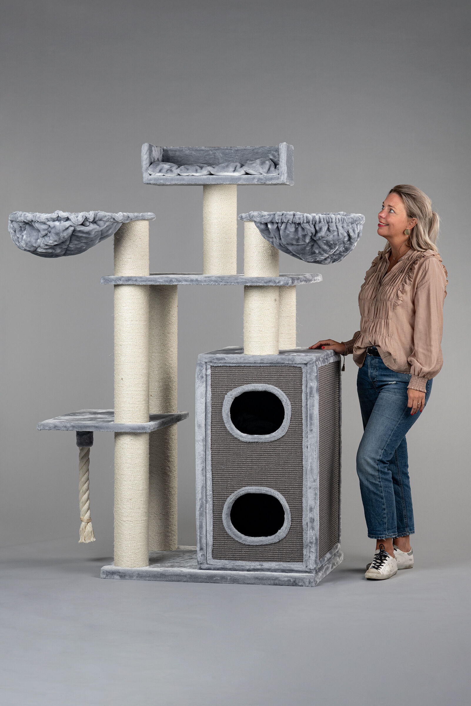 Rascador para gatos Cat Paradise color Gris claro, , large Imagen numero 5