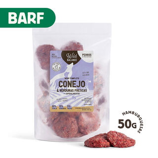 Pack de menú completo BARF para perros sabor Conejo