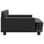 vidaXL Cama para perros de cuero sintético negra 90x53x30 cm, , large indicador imagen numero 3