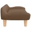 vidaXL Cama para perros de tela marrón 70x40x24 cm, , large indicador imagen numero 3