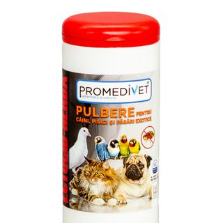 ROVETPHARMA Polvo Antiparasitario Natural  Tratamiento para Pulgas y Piojos para Animales 