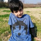 Camiseta niño/a lobo color Blanco, , large image number null