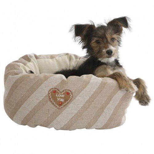 Cama Love you para perros peque&ntilde;os color Beige, , large Imagen numero 2
