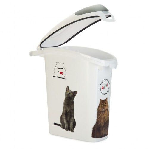 Almacenador de comida para gatos color Blanco, , large Imagen numero 4