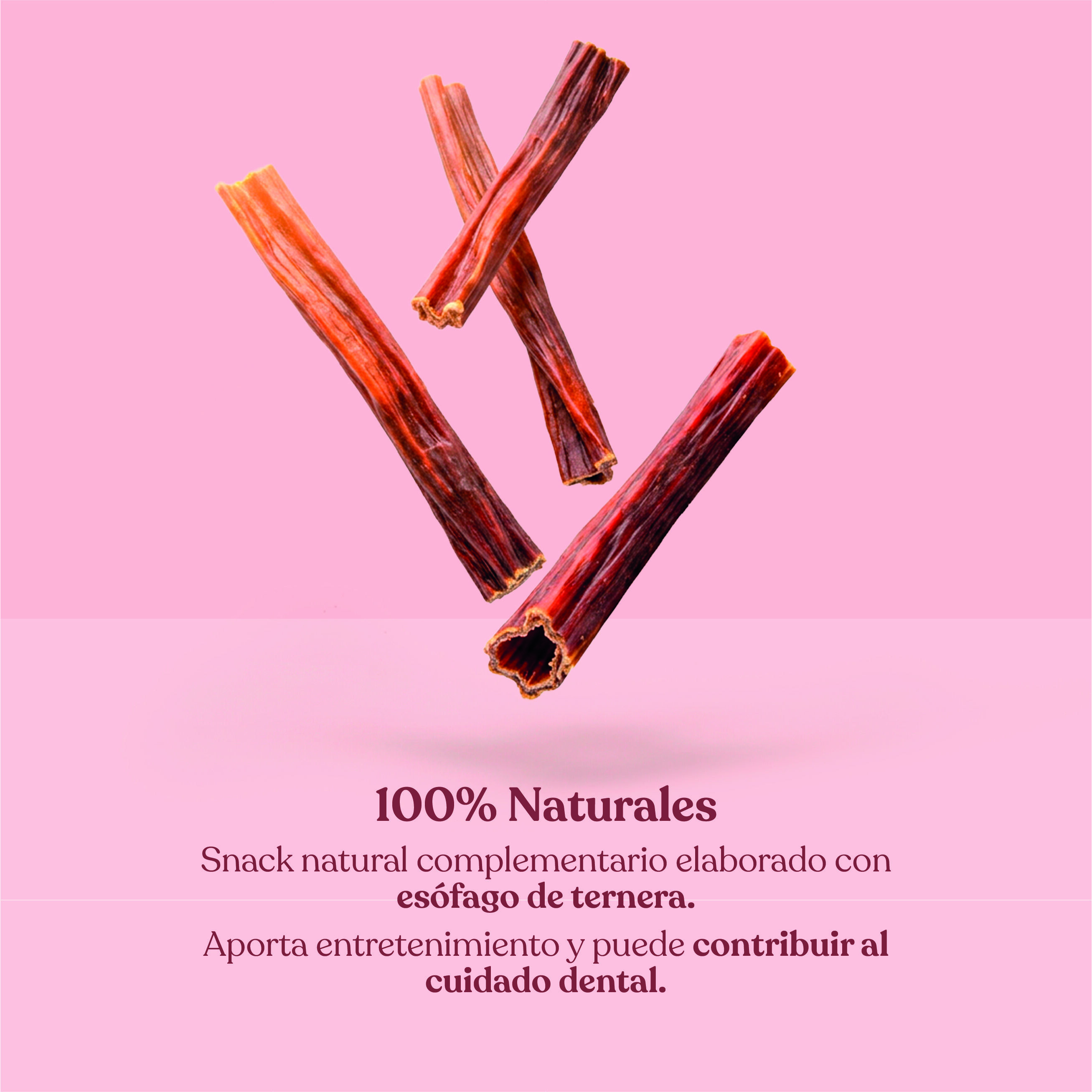 dr.bimix Tiras de Es&oacute;fago de Vacuno 15 cm para Perros | Masticaci&oacute;n Natural y Salud Dental, , large Imagen numero 2