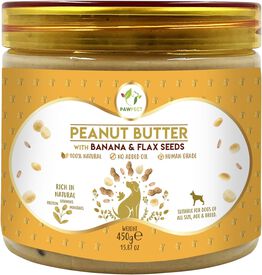 Pawfect Mantequilla de maní: plátano y semillas de lino