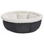 Vidaxl cuna redonda gris para perros, , large indicador imagen numero 4