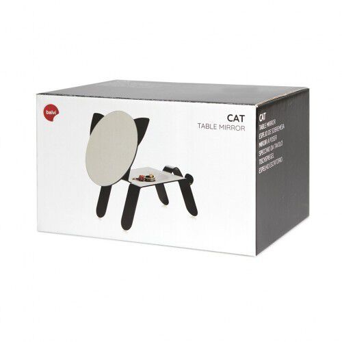 Espejo de sobremesa Balvi gato color negro, , large Imagen numero 2