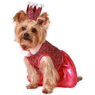 Atosa Disfraz Reina Rosa para perros