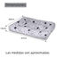 HOME MERCURY- Cama de Mascota, Colchón para Perro, Colchoneta Reversible Estampada Relleno de Espuma para Interior y Exterior. (Medium, Estrellas), , large indicador imagen numero 4