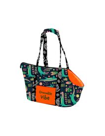 Cazo Crocodile Vibe Bolso Naranja para perros y gatos