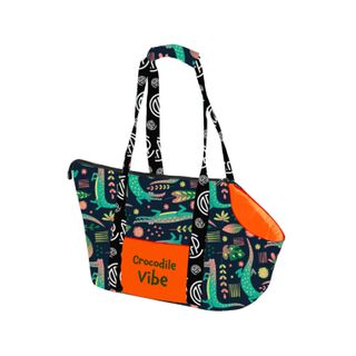 Cazo Crocodile Vibe Bolso Naranja para perros y gatos