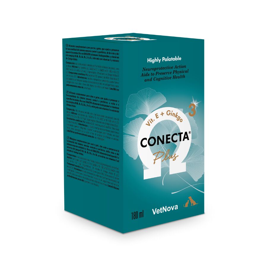 CONECTA&reg; Plus 180 ml -  Oral con Tap&oacute;n Dosificador y  Jeringa, , large Imagen numero 2