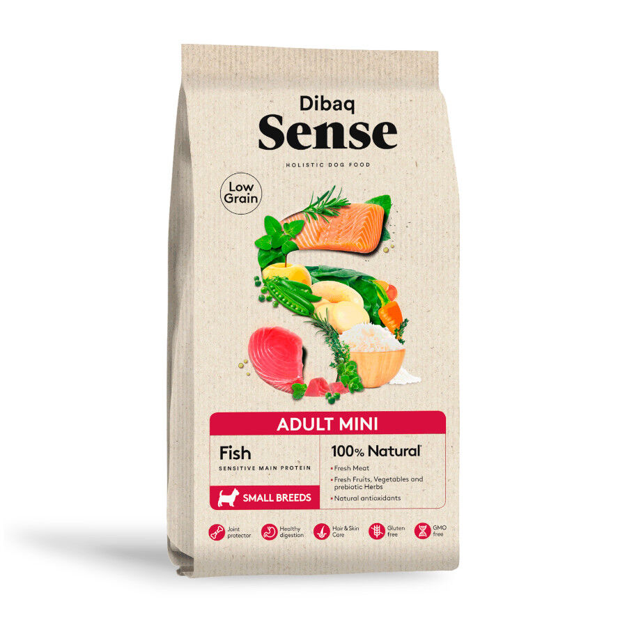 2 kg Dibaq Sense Low Grain Ault Mini Pescado Pienso para perros, , large Imagen numero 1