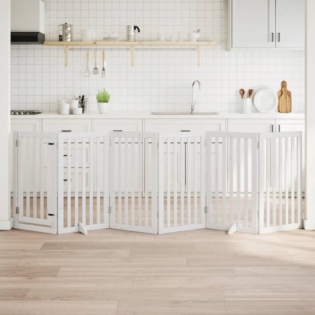 VidaXL Puerta Plegable Madera para Perros thumbnail