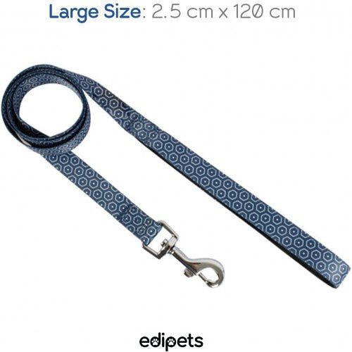 Edipets correa de adiestramiento estampada azul para perros, , large Imagen numero 4