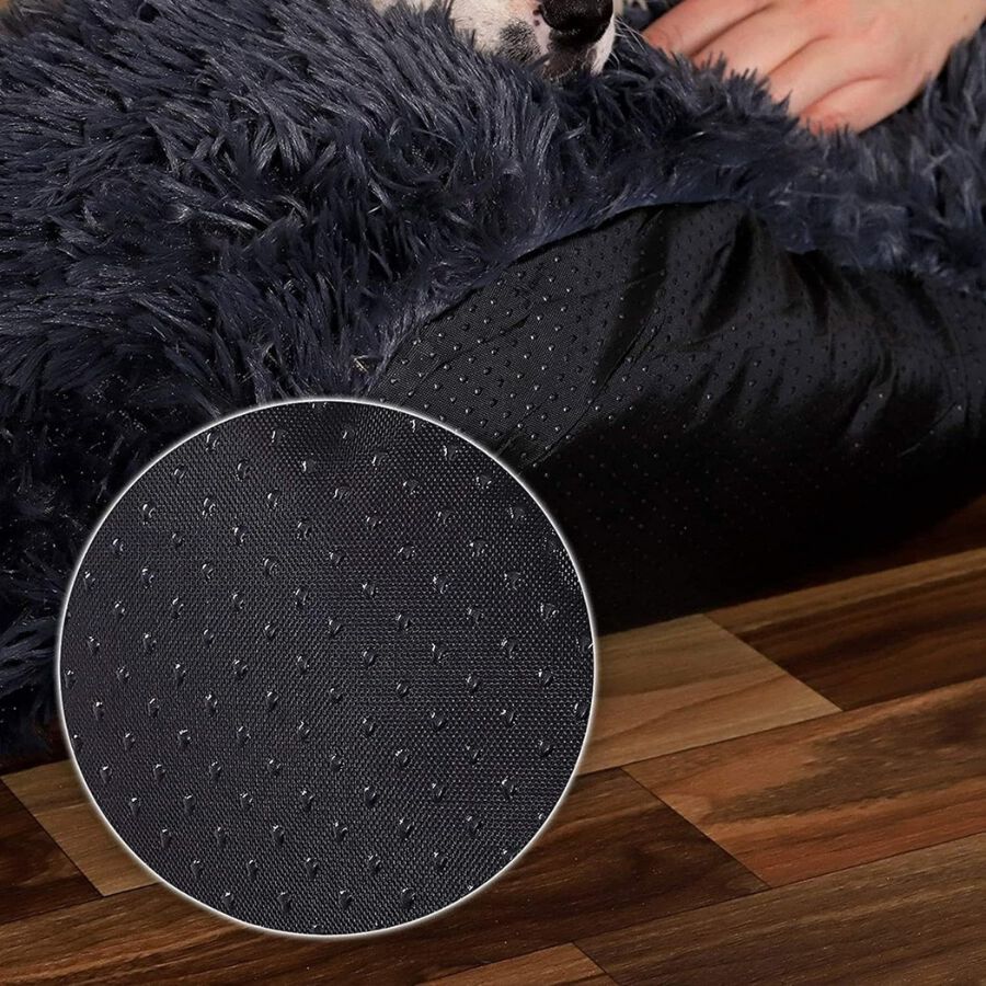 EL &Aacute;TICO PETS Cama Perro Mediano y Peque&ntilde;o. Cama para Perros. Cojin Resistente y Lavable. Cama de Pelo Largo para Gatos y Otras Mascotas Medianas, 70 x 70 CM, , large Imagen numero 3