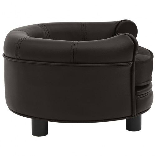 Sof&aacute; redondo para perros color Marr&oacute;n, , large Imagen numero 5