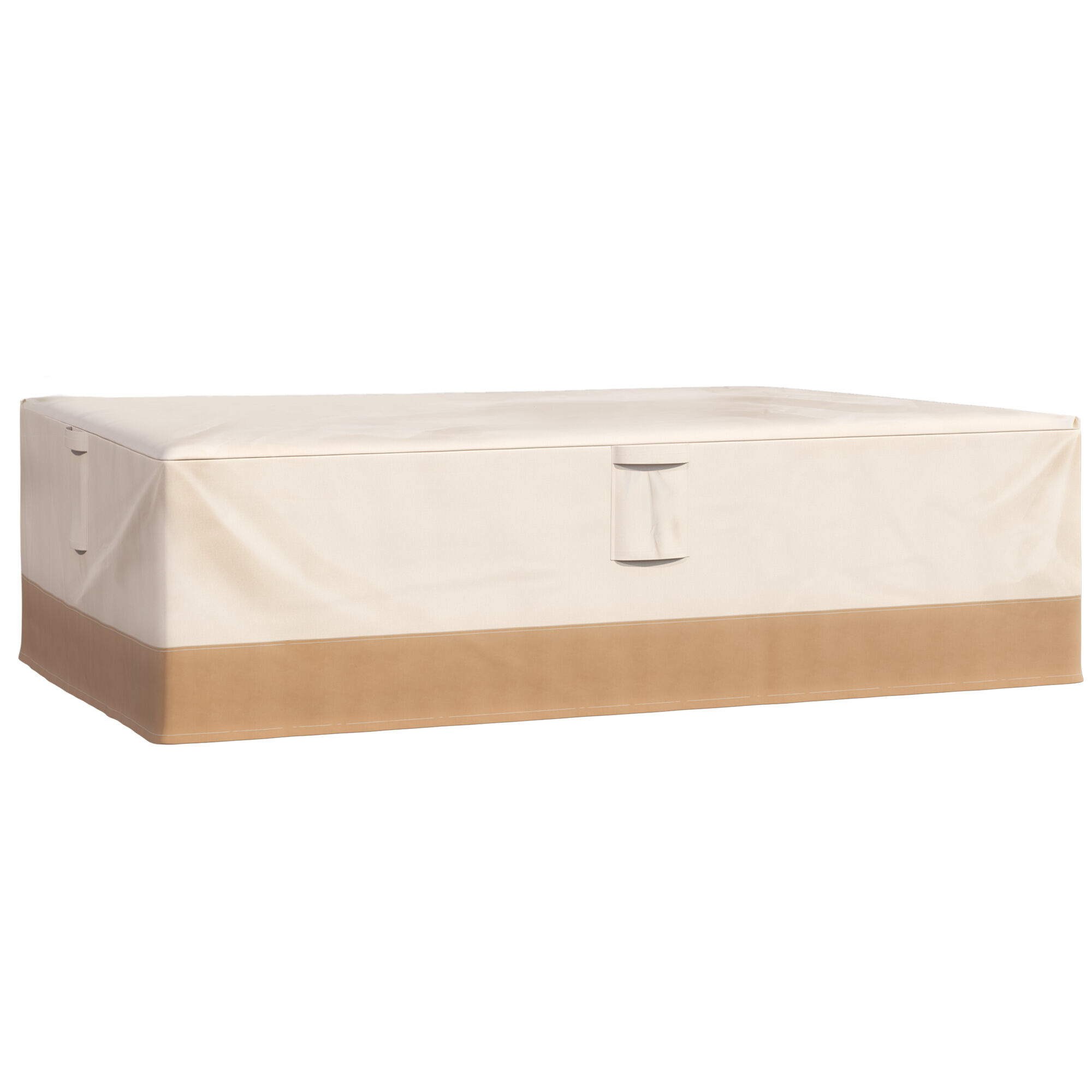 Outsunny Funda Protectora beige para Muebles de Jardín con tela oxford