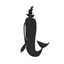 Balvi marcapáginas Moby Dick negro, , large indicador imagen numero 1