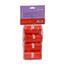 WUAPU 4 ROLLOS BOLSAS HIGIENICAS ROJO, , large indicador imagen numero 2