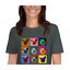 Mascochula camiseta mujer warhol personalizada con tu mascota gris oscuro, , large indicador imagen numero 1