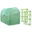 Invernadero Politúnel con Estanterí­a Galvanizada de Jardí­n Carpa de Cultivo 19mm 5 x 2m, , large indicador imagen numero 6