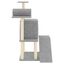 VidaXL Rascador para gatos con postes de sisal gris claro 110,5 cm, , large indicador imagen numero 4