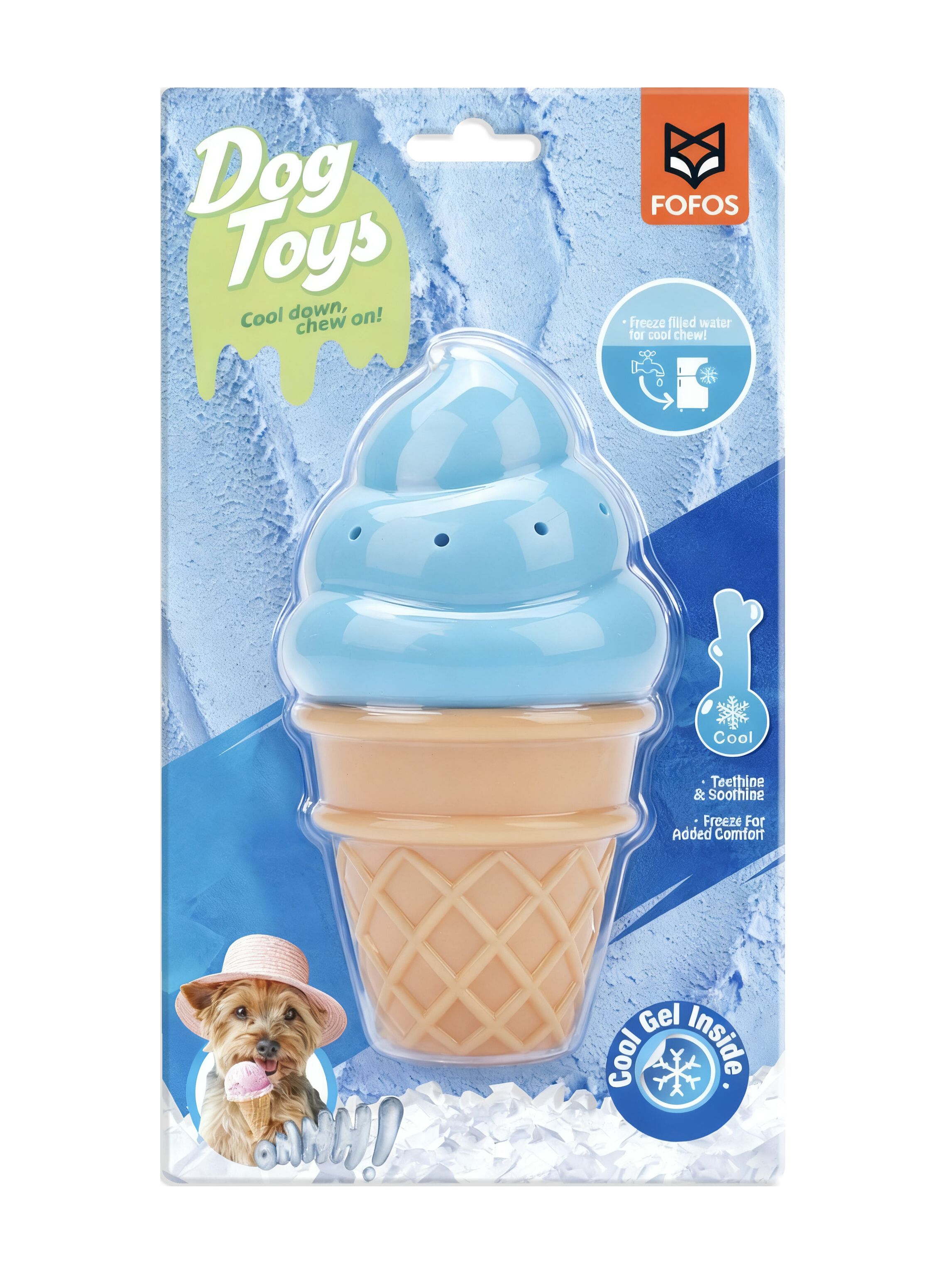 FOFOS Juguete Refrescante para Perro &ndash; Helado, , large Imagen numero 1