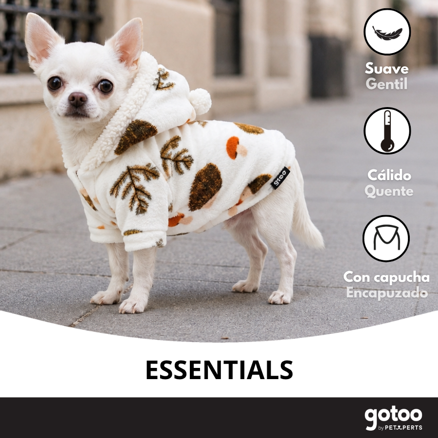 Gotoo Sudadera Forro Polar Estampado Erizo para perros, , large Imagen numero 6
