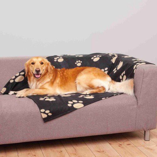 Trixie Barney Manta Estampada Negro y Beige para perros, , large Imagen numero 2