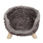 Cama afelpada District70 Nordic para gatos color Plateado, , large image number null