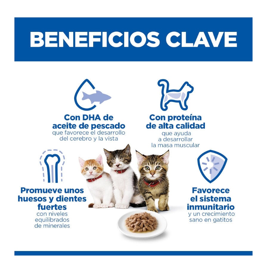 85 g Hill's Science Plan Kitten Pollo sobre en salsa para gatitos, , large Imagen numero 4