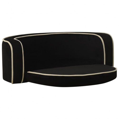 Vidaxl sof&aacute; plagable negro para perros, , large Imagen numero 2