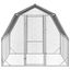 vidaXL Gallinero con techo 2,5x2x2,25 m acero galvanizado, , large indicador imagen numero 3