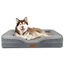 Nobleza Cama Perros Grande, 106x80x17cm, Sofá Perro con Espuma Viscoelástica, Cama Ortopédica Perros Lavable y Impermeable, Colchon Perro Medianos Desenfundable, Gris, , large indicador imagen numero 7