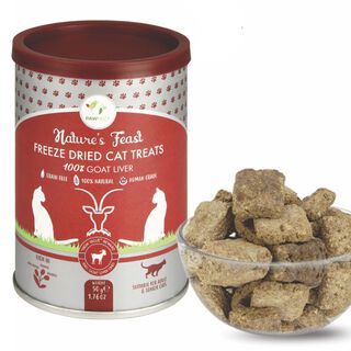 Pawfect Golosinas liofilizadas para gatos: hígado de cabra
