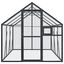 vidaXL Pajarera de aluminio gris antracita 179x100x185 m, , large indicador imagen numero 14