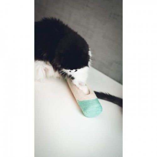 AIME poste rascador XXL con 3 bolas y campana de juguete verde menta para gatos, , large Imagen numero 3