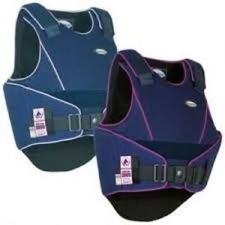 Protector de cuerpo de equitación Flexair infantil color Negro/Berry