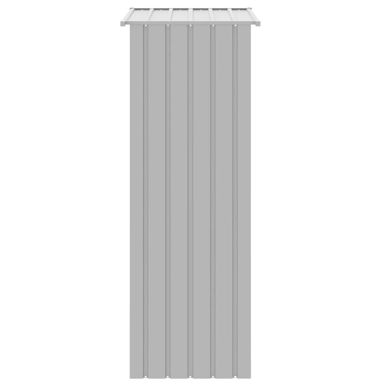 vidaXL Jaula de pájaros acero galvanizado gris para pájaro thumbnail
