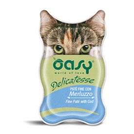 Oasy Pat&eacute; con Bacalao para gatos