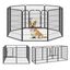 Corral plegable para mascotas color Negro, , large indicador imagen numero 1