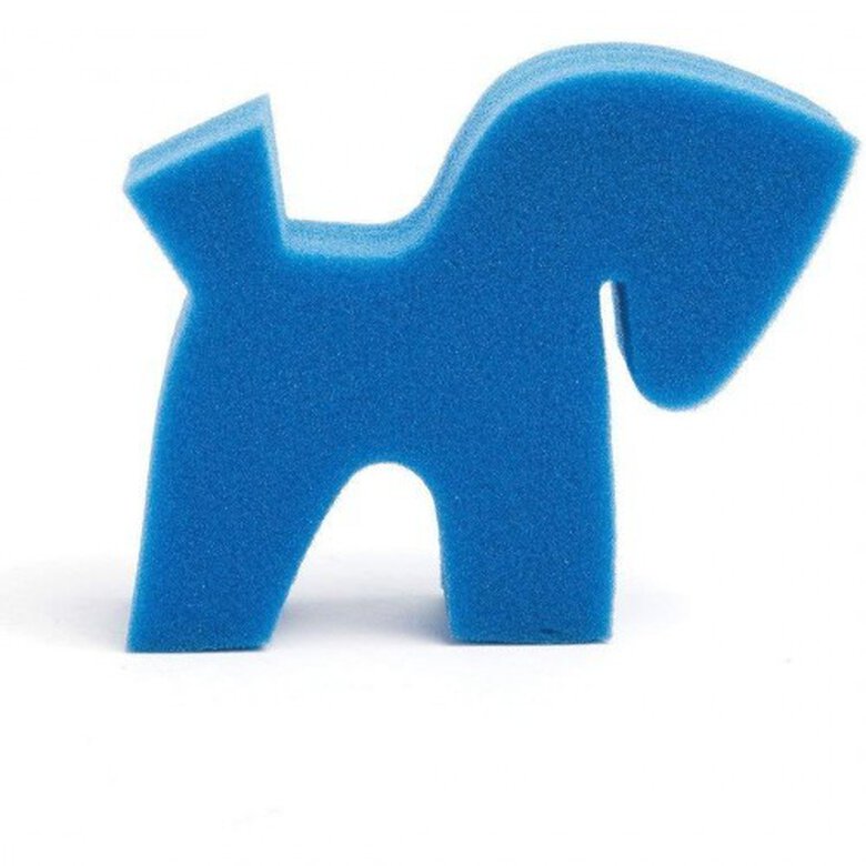 Esponja con forma de pony para caballos color Azul, , large image number null