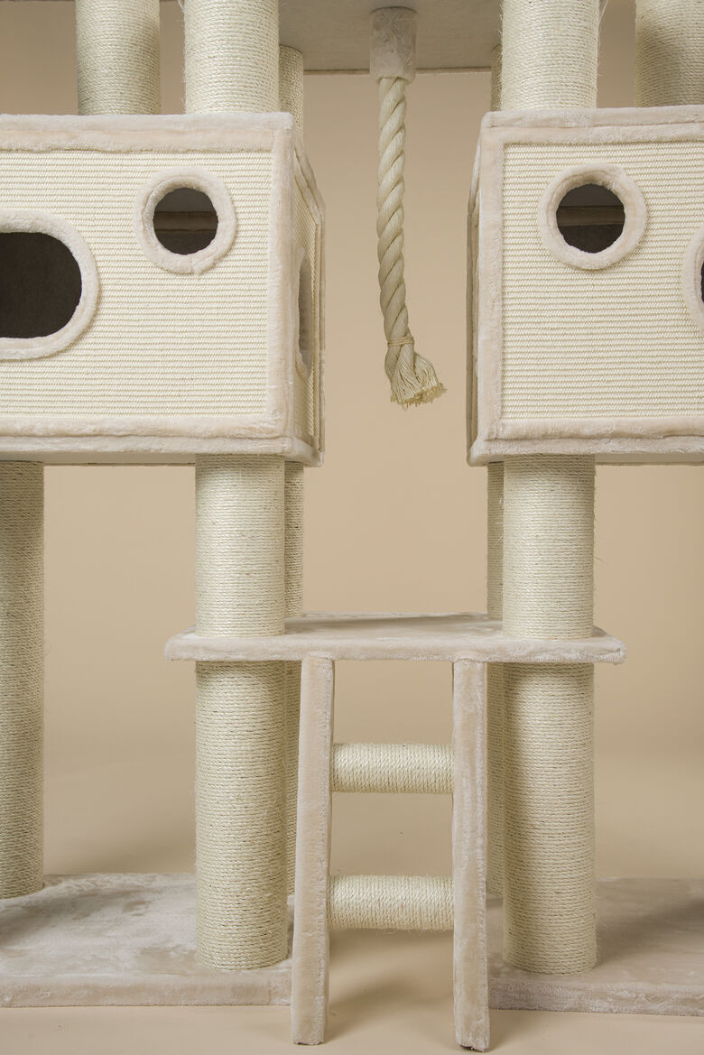 Rascador Royal Cat Palace Cream color Crema thumbnail