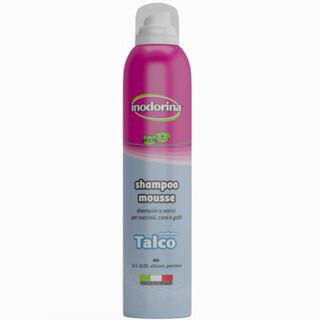 Inodorina Champú en Seco Talco para perros y gatos