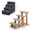PawHut Escalera para Mascotas Marrón, , large indicador imagen numero 8