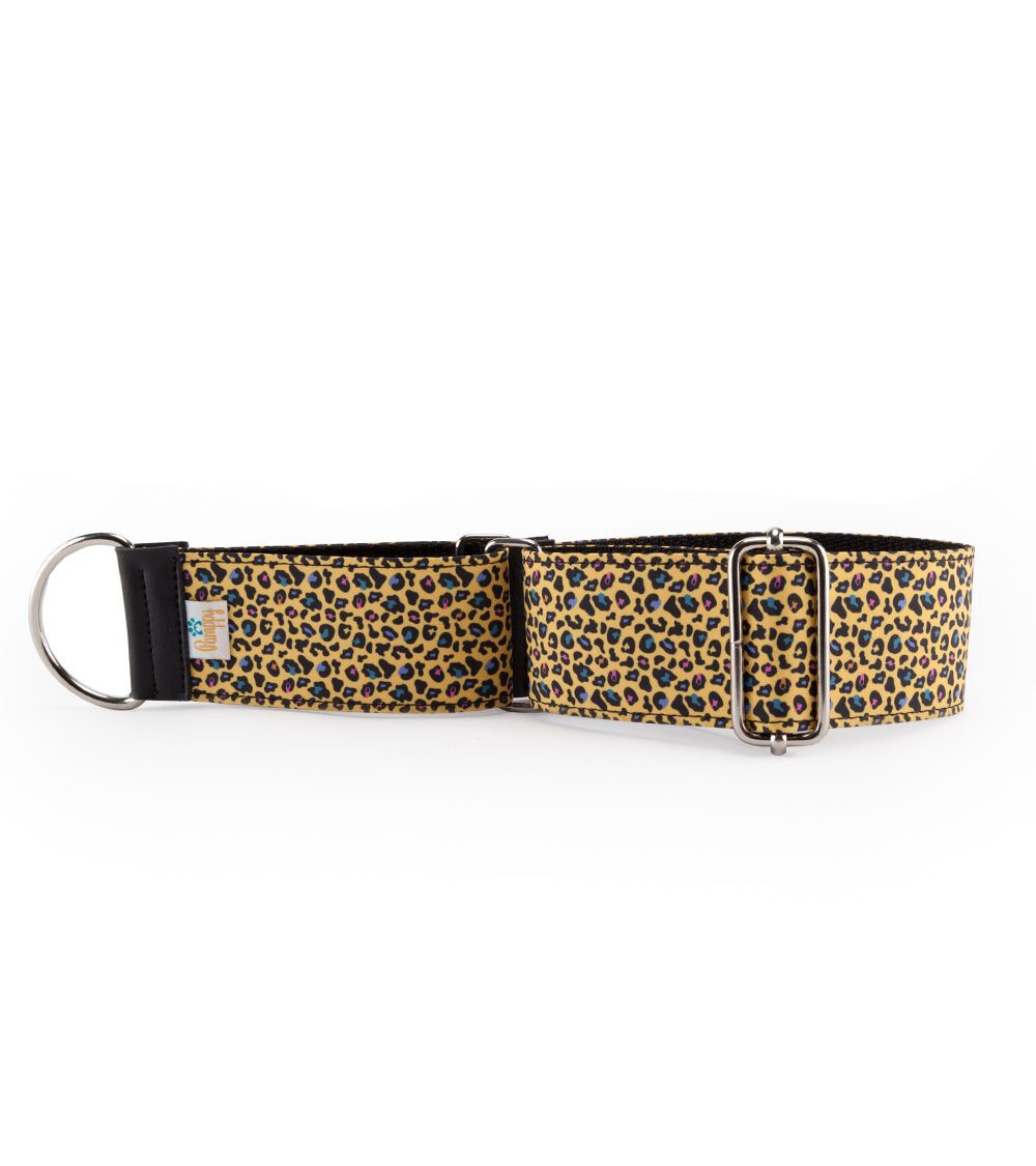 Collar Galgo Speedy Regulable Leopardo Amarillo, , large Imagen numero 3