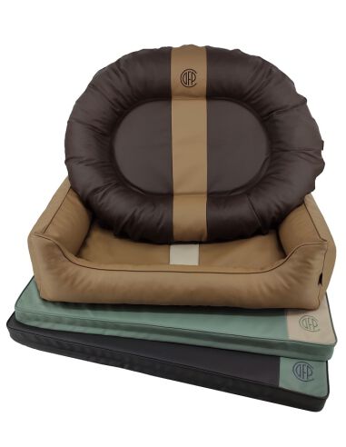 Cazo Oslo Cama Oval de Cuero Ecológico para perros y gatos thumbnail