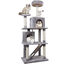 Nobleza - Árbol para Gatos,  Altura 161 cm, con 5 Postes Rascadores, 5 Plataformas, 2 Cueva,1 escalera, pompón, cuerda de sisal, , large indicador imagen numero 1
